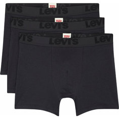 Трусы Levis, комплект из 3 шт., размер L, черный.. Levis®