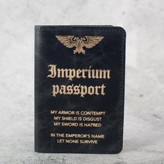 Обложка для паспорта , черный/белый/гладкий Нет бренда