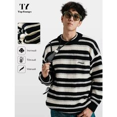 Свитер TopYoungs, размер L, , черный