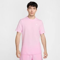 Футболка спортивная NIKE Club, размер XL, розовый
