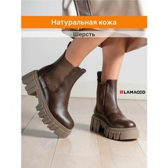 Ботинки челси LAMACCO Бестселлер, размер 37, коричневый