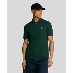 Поло Lyle & Scott Plain Polo Shirt, размер S, dark green