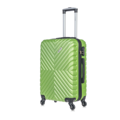 Чемодан Lcase Amsterdam, 55 л, размер M, зелeный