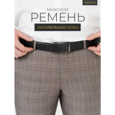 Ремень FAUSTINI для мужчин и женщин, размер 120, черный