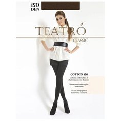Колготки TEATRO Coton, 150 den, размер 2, moka melange