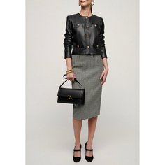Юбка Luisa Spagnoli Main collection (основная коллекция), размер 40, черно-белый
