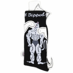 Носки RIPNDIP Носки с котом Лордом Нермалом Ripped n Dipped - Black, размер Универсальный, серый, черный