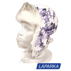 Шапка ушанка Laparka Alma "Sakura для девочек и женщин, размер XL