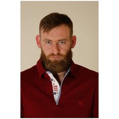 Поло ТД Коллекция, размер 3XL, темно-бордовый