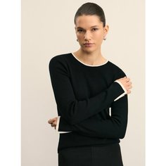 Джемпер Zarina, размер XS (RU 42), , черный