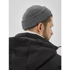 Шапка бини Amevero Trend для мужчин и женщин, размер OS, серый