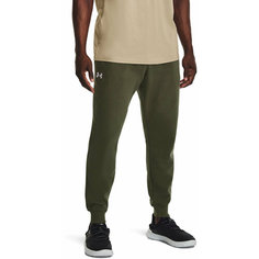 Брюки джоггеры Under Armour UA Rival Fleece Joggers, размер 3XL, зелёный