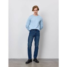 Джинсы JUST CLOTHES, размер 38/32, синий/синяя строчка