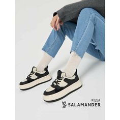 Кроссовки Salamander, полнота 4, размер 38, черный/белый
