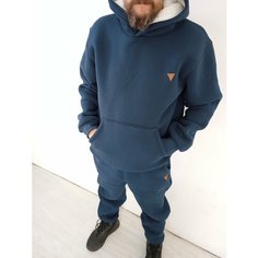 Костюм спортивный , размер 50, синий Нет бренда