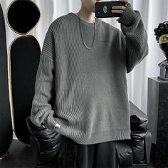 Свитер MOOCIE, размер M, , серый, бордовый
