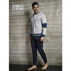 Пижама Enrico Coveri, размер L, серый