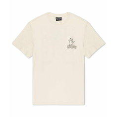Футболка RIPNDIP Ripndip, 1 шт., размер L, бежевый/черный