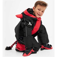 Комбинезон WeeDo Devil, размер 140/152, , черный/красный