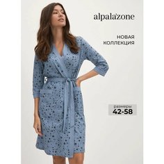 Халат alpalazone, размер 48, синий