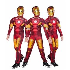 Костюм "Железный Человек L", карнавальный, размер 130-140, красный Super Hero