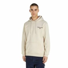 Худи Tommy Jeans, размер TS, , бежевый, бежевый