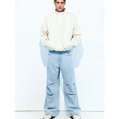 Джинсы широкие Befree Casual, размер 34/176, голубой индиго