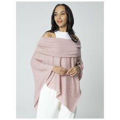 Пончо Lesnikova Design, размер 44-52, пудровый