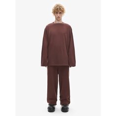 Лонгслив FABLE Uniform, размер XXS, , коричневый
