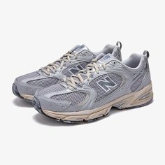 Кроссовки New Balance 530, полнота B (US)/ на среднюю стопу, размер 37 EU (22,5 cm), Silver