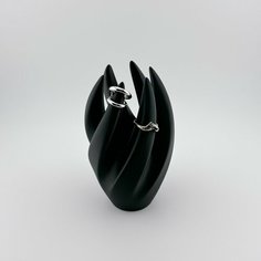 Подставка для колец 7.8х13.1 см, , черный Нет бренда