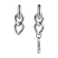 Серьги OMUT, серебристый