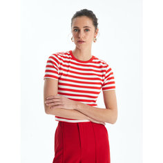 Футболка LC Waikiki, размер M, Red Striped