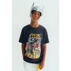 Футболка Zara, размер 164, черный