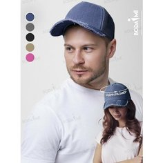 Бейсболка Bodami Бейсболка мужская и женская для мужчин, размер 54-58, синий