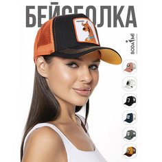 Кепка Bodami Кепка оранжевая мультикам для женщин, размер 54-60, оранжевый