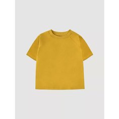 Футболка , размер 140, mustard Без бренда