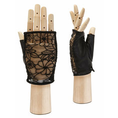 Митенки LABBRA для женщин, размер 7.5, black