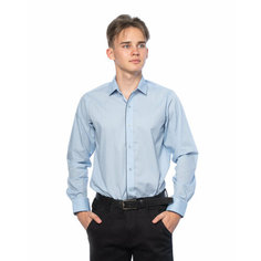 Рубашка Imperator Cashmere Blue/3-П, размер 44 RU/39 ворот/172-180, голубой