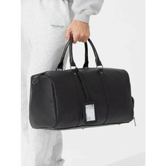 Сумка дорожная FAUSTINI, 16х24х45 см, ручная кладь, черный