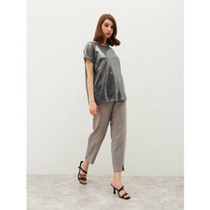 Блуза Gerry Weber, размер 36, серебряный