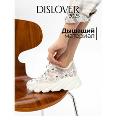 Кроссовки DISLOVER, полнота 7 (RU)/ на среднюю и широкую стопу, размер 40, белый