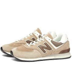 Кроссовки New Balance, размер 41.5EUR, коричневый, бежевый, горчичный