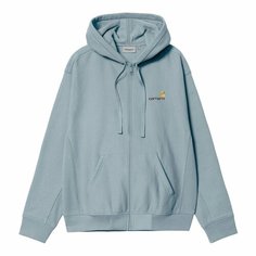 Худи Carhartt WIP Hooded American Script, размер L, , голубой