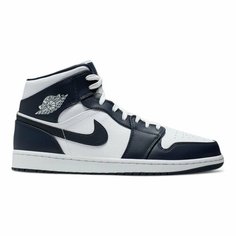 Кроссовки Jordan Air Jordan 1 Mid, размер 44,5 EU, синий