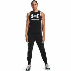 Майка спортивная Under Armour sportstyle graphic tank, размер M, чёрный
