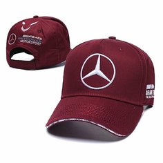 Бейсболка Mercedes-Benz Бейсболка Мерседес Кепка Mersedes для мужчин и женщин, размер 55-60, красный (222)