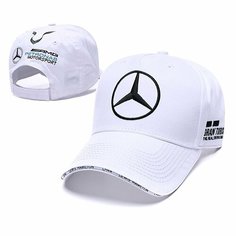 Бейсболка Mercedes-Benz Бейсболка Мерседес Кепка Mersedes для мужчин и женщин, размер 55-60, 00020 white