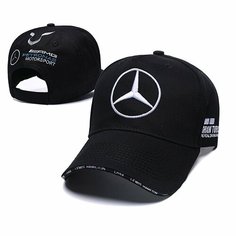 Бейсболка Mercedes-Benz Бейсболка Мерседес Кепка Mersedes для мужчин и женщин, размер 55-60, 00009 black