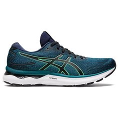Кроссовки ASICS GEL-NIMBUS 24, размер 10.5/ 44,5 EUR/ 43.5 RU, зеленый, бирюзовый